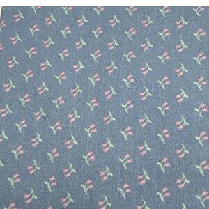 Small Floral Print Cotton Fat Quarter 18x22" Sewing Quilting Fabric